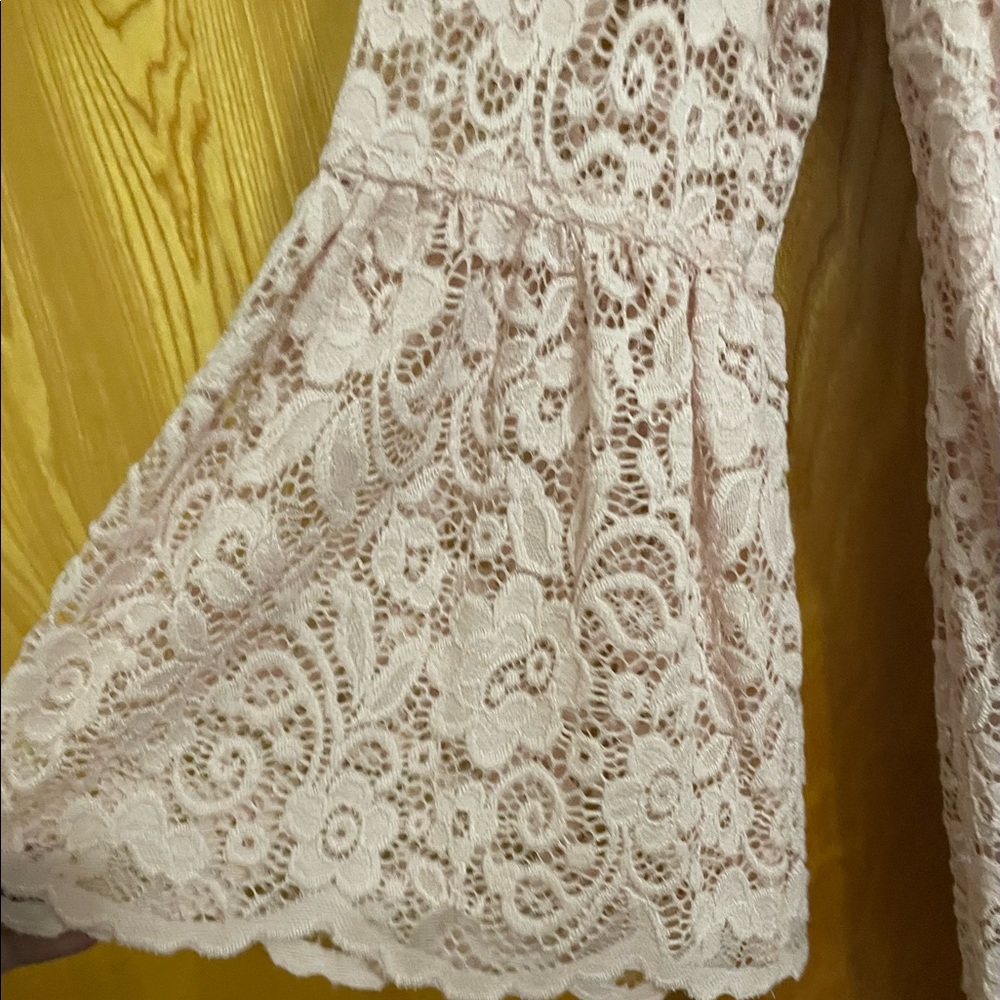 Pink Lace Dress
